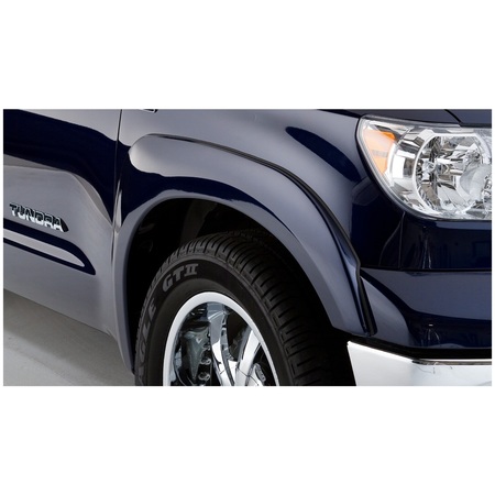 BUSHWACKER 07-10 TUNDRA WITH FACTORY MUDFLAPS OE STYLE FENDER FLARES - FRONT PAIR 30019-02